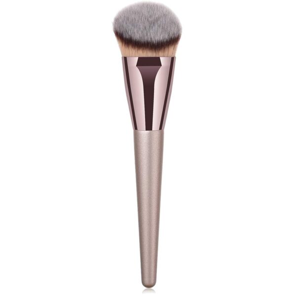 1pcs Professional Makeup Brush Set, Premium Synthetic Foundation Brush Blending Powder Tapered  Liquid Foundation Makeup Brushes Cosmetics Applicator (Gold 1)