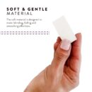 Makeup Sponge Mini Applicator Wedges, Triangle Cosmetic Sponges For Foundation, Blush, Eye Shadow, Crisp Edges for Control, Blending and Smoothing, Disposable, Latex Free, 500 Pack