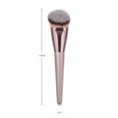 1pcs Professional Makeup Brush Set, Premium Synthetic Foundation Brush Blending Powder Tapered  Liquid Foundation Makeup Brushes Cosmetics Applicator (Gold 1)