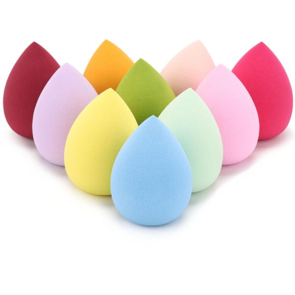 10 Pieces Makeup Sponge Blenders Beauty Sponges Egg Shaped Blending Sponge Foundation Applicator Cosmetic Sponges