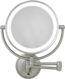 11"  Wall Mounted Makeup Mirror 10X/1X Shaving Mirror Cordless or Battery Operated Vanity Mirrors for Wall