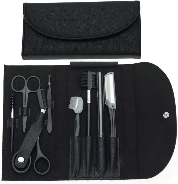Beauty Tools Eyebrow Scraper 8-Piece Set Eyebrow Knife Eyebrow Clipper Beauty Eyebrow Clipper Set - Image 2