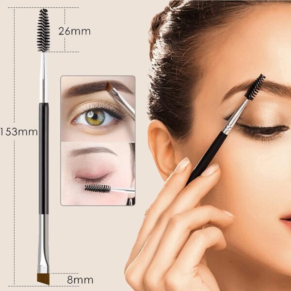 Eyebrow Razor, 9 in 1 Eyebrow Kit, Face Razors Facial Trimmer Shaver, Eyelash Comb, Angled Eyebrow Brush, Grooming Scissors, Tweezers for Women - Image 2