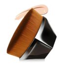 Flat Top Foundation Brush for Liquid, Cream & Powder –  Brush with S Nylon Bristles – Buffing, Blending & Contouring Tool for Face & Body –