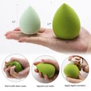 10 Pieces Makeup Sponge Blenders Beauty Sponges Egg Shaped Blending Sponge Foundation Applicator Cosmetic Sponges