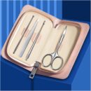 4 in 1 Eyebrow Trimming Tool Face Care Set Stainless Steel Makeup Dead Skin Push Manicure Tools