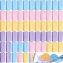 720pcs Makeup Facial Sponges Compressed Exfoliating Facial Sponges for Cleansing Makeup Removal Round Facial Pads for Women Washing Cleansing Makeup 4 Colors