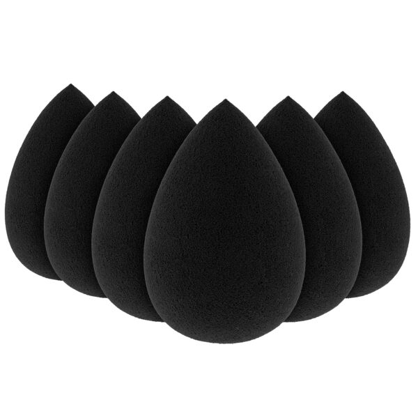 Egg Shaped Latex Free Makeup Sponge - Pack of 6 Sponges